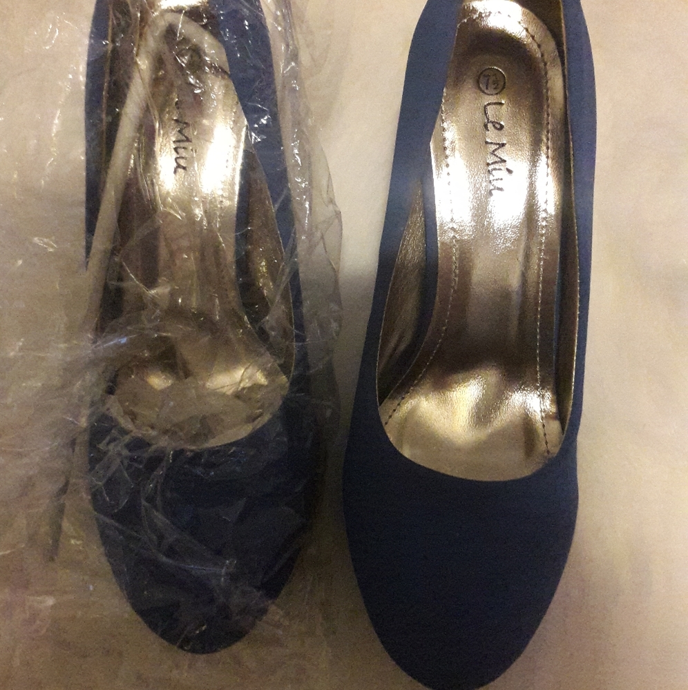 Cobalt blue heels - Picture 3 of 3